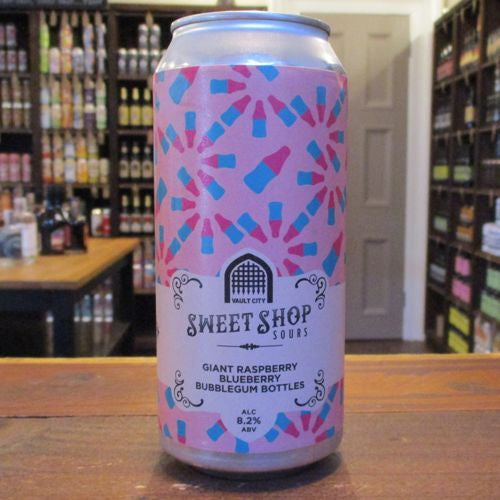 Vault City - Sweet Shop Sour Giant Raspberry Blueberry Bubblegum Bottles