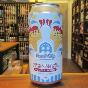 Vault City - White Chocolate Cherry Cheesecake Double Scoop