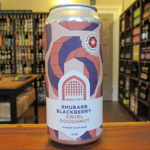 Vault City - Rhubarb Blackberry Swirl Doughnut