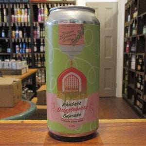 Vault City - Rhubarb Drizzleberry Cupcake